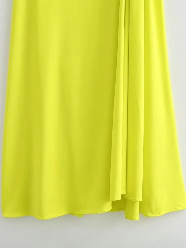 Women's Regular Dress Streetwear V Neck Sleeveless Solid Color Midi Dress Holiday Date Bar display picture 3