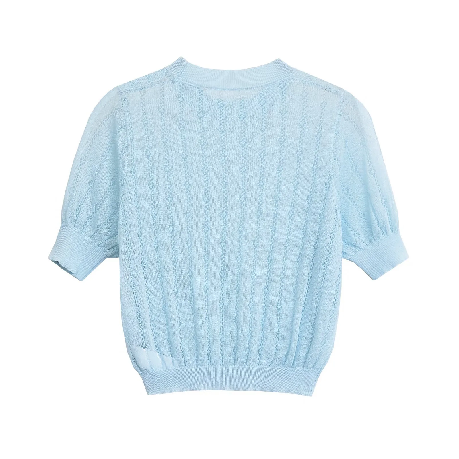 Women's Knitwear Long Sleeve T-Shirts Simple Style Solid Color display picture 3