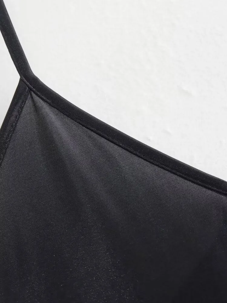 Women's Strap Dress Streetwear Strap Sequins Sleeveless Solid Color Midi Dress Holiday Date Bar display picture 33