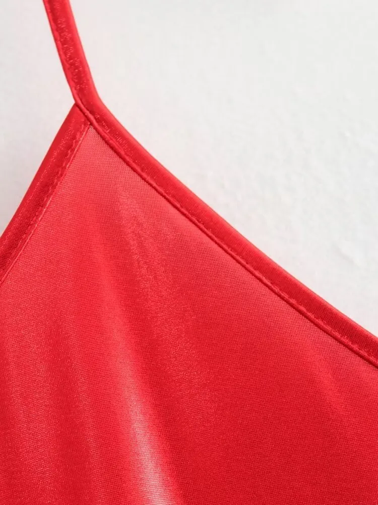 Women's Strap Dress Streetwear Strap Sequins Sleeveless Solid Color Midi Dress Holiday Date Bar display picture 46