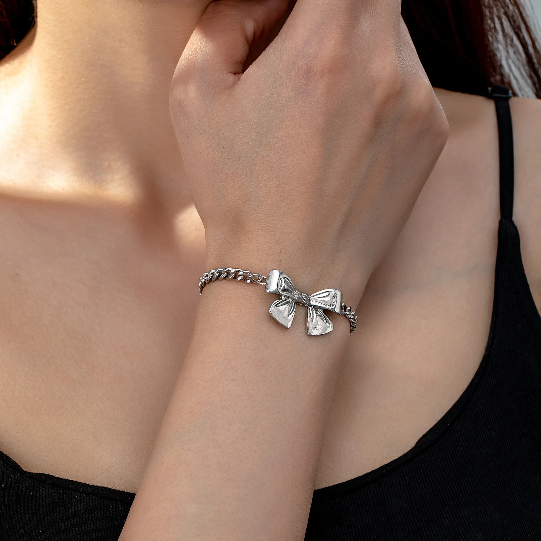 Wholesale Jewelry Cute Romantic Sweet Bow Knot Alloy Bowknot Bracelets display picture 1