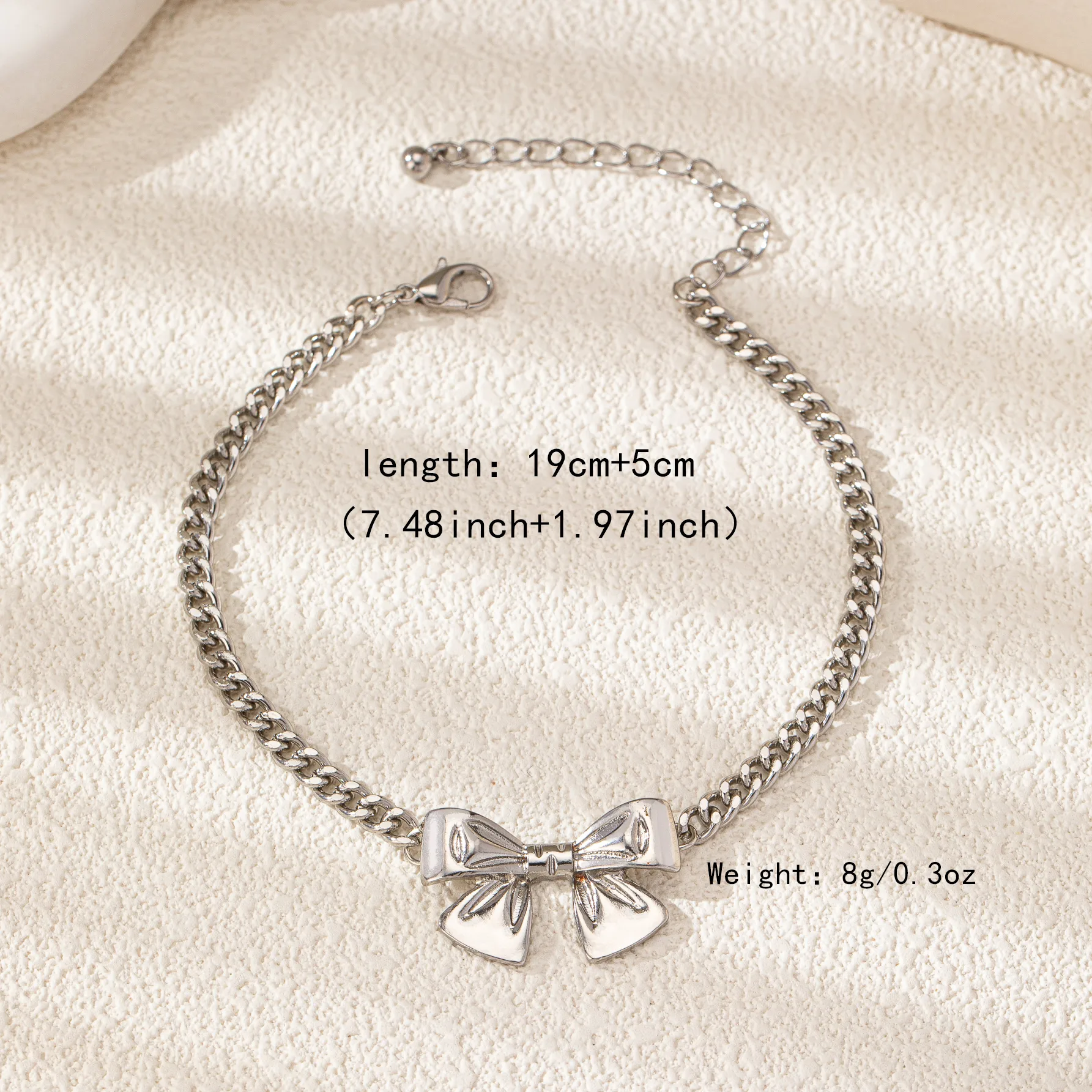 Wholesale Jewelry Cute Romantic Sweet Bow Knot Alloy Bowknot Bracelets display picture 4