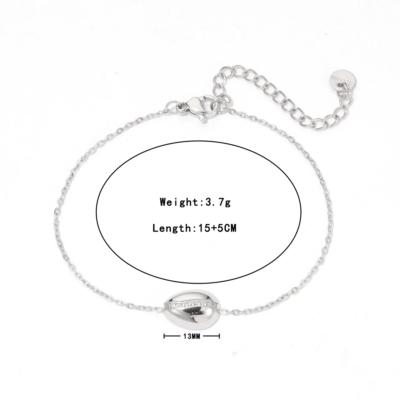 304 Stainless Steel White Gold Plated Gold Plated Vintage Style Simple Style Plating Inlay Geometric Solid Color Zircon Bracelets Earrings Necklace display picture 6