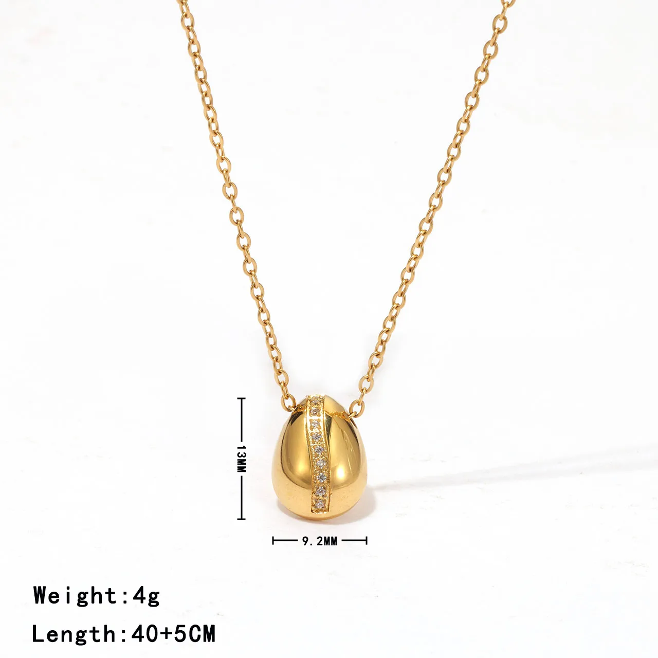 304 Stainless Steel White Gold Plated Gold Plated Vintage Style Simple Style Plating Inlay Geometric Solid Color Zircon Bracelets Earrings Necklace display picture 5