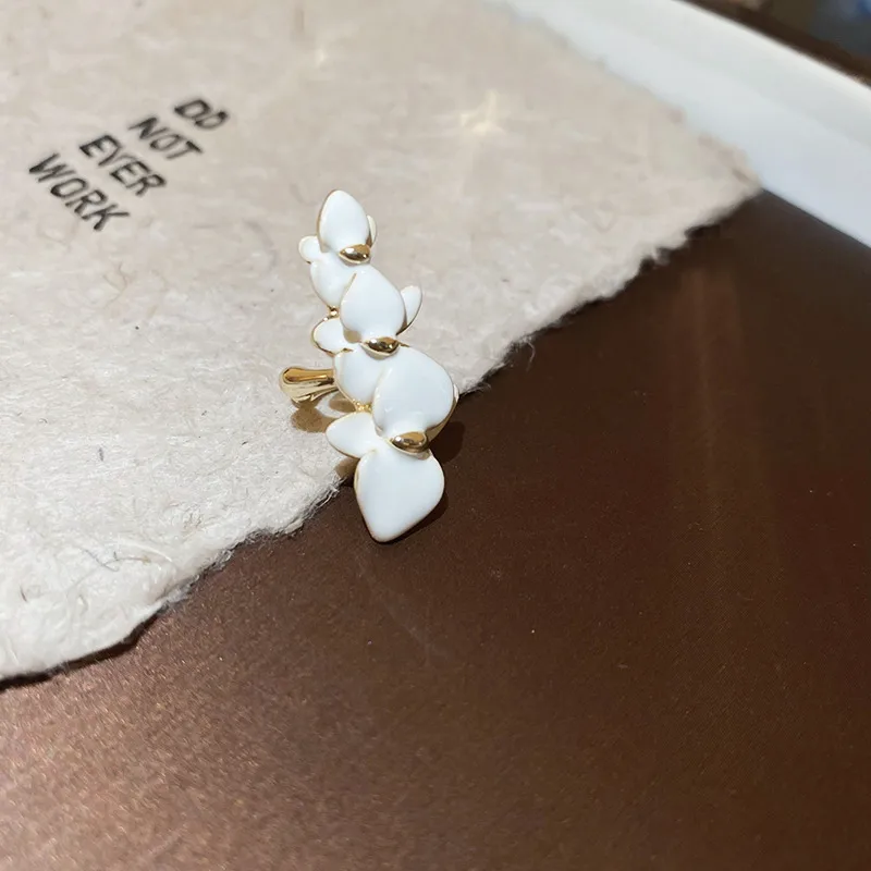 1 Piece Sweet Simple Style Butterfly Plating Copper 14K Gold Plated Ear Cuffs display picture 6