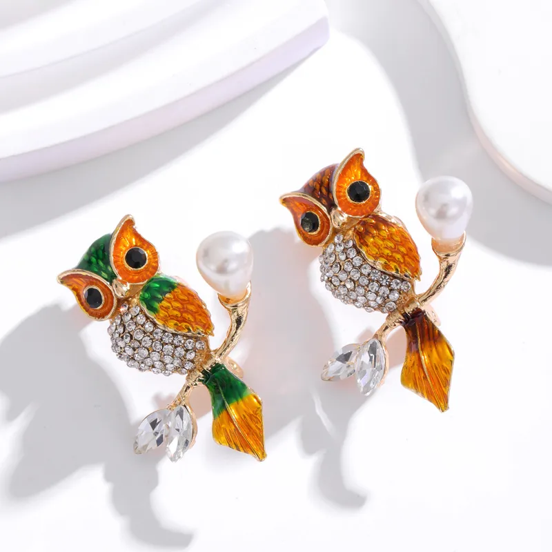 Cute Classic Style Guitar Teeth Cat Alloy Enamel Inlay Rhinestones Unisex Corsage Brooches Collar Pin display picture 27