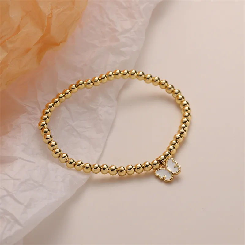Simple Style Bird Zircon Imitation Pearl Copper Wholesale Bracelets display picture 3