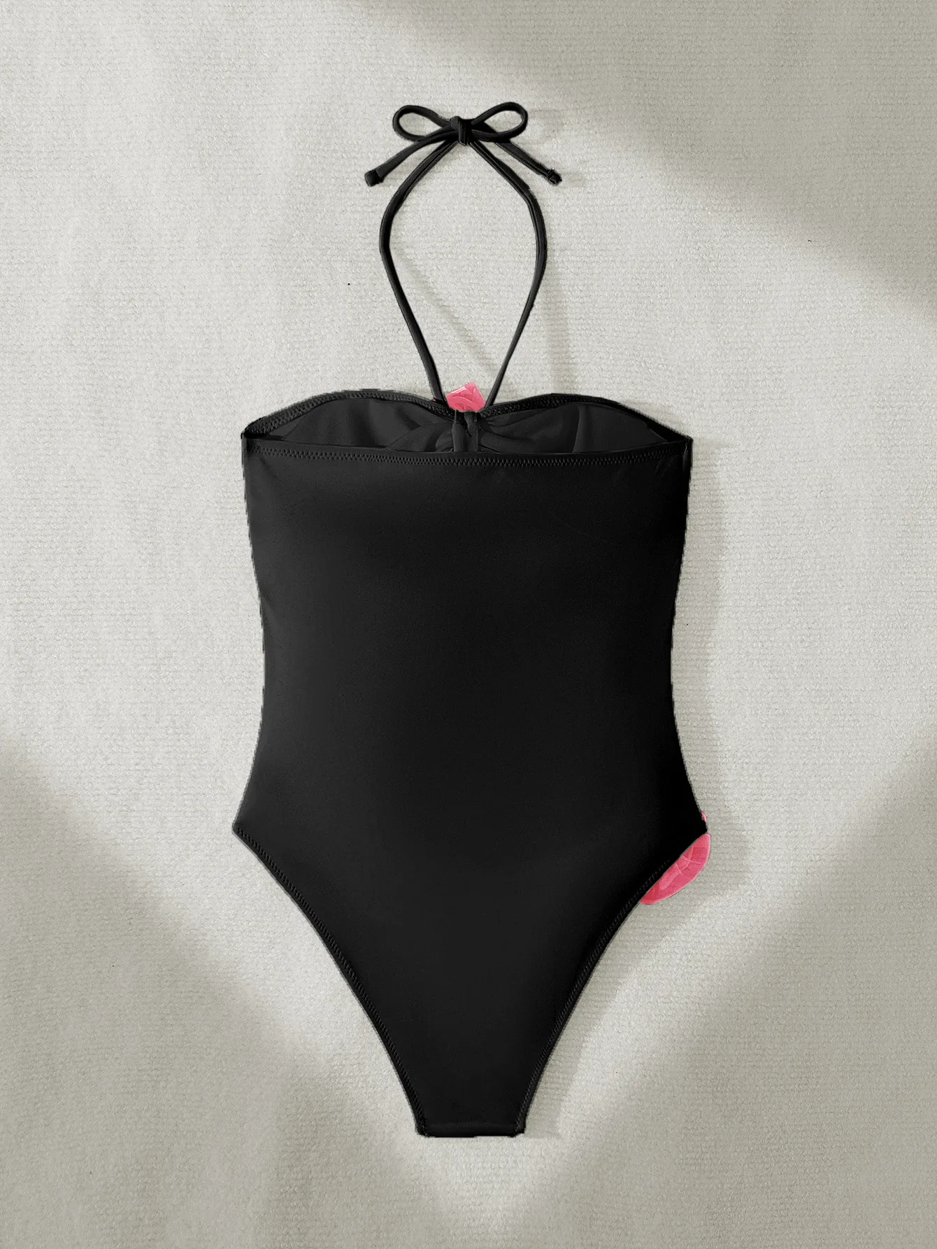 Women's Sexy Solid Color Flower 1 Piece One Piece Swimwear display picture 6