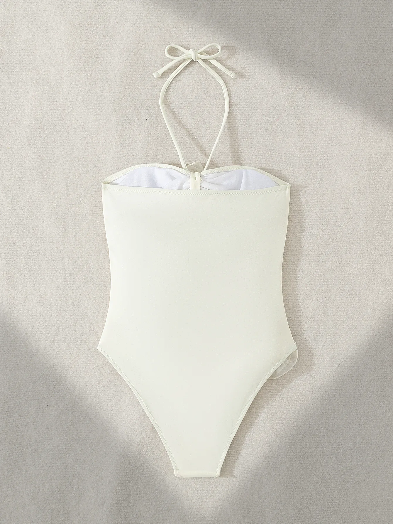 Women's Sexy Solid Color Flower 1 Piece One Piece Swimwear display picture 12