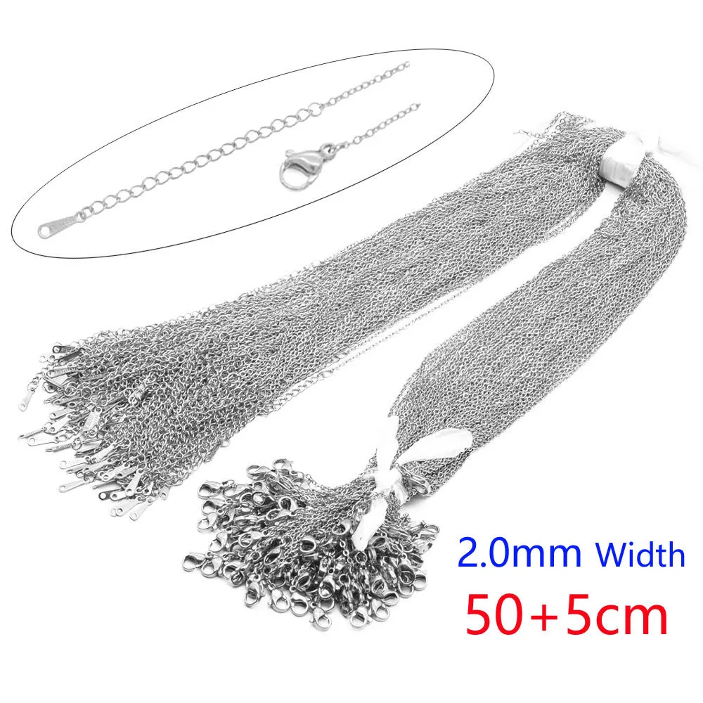 100 PCS/Package 1.5mm 201 Stainless Steel 18K Gold Plated Solid Color Polished Chain display picture 12