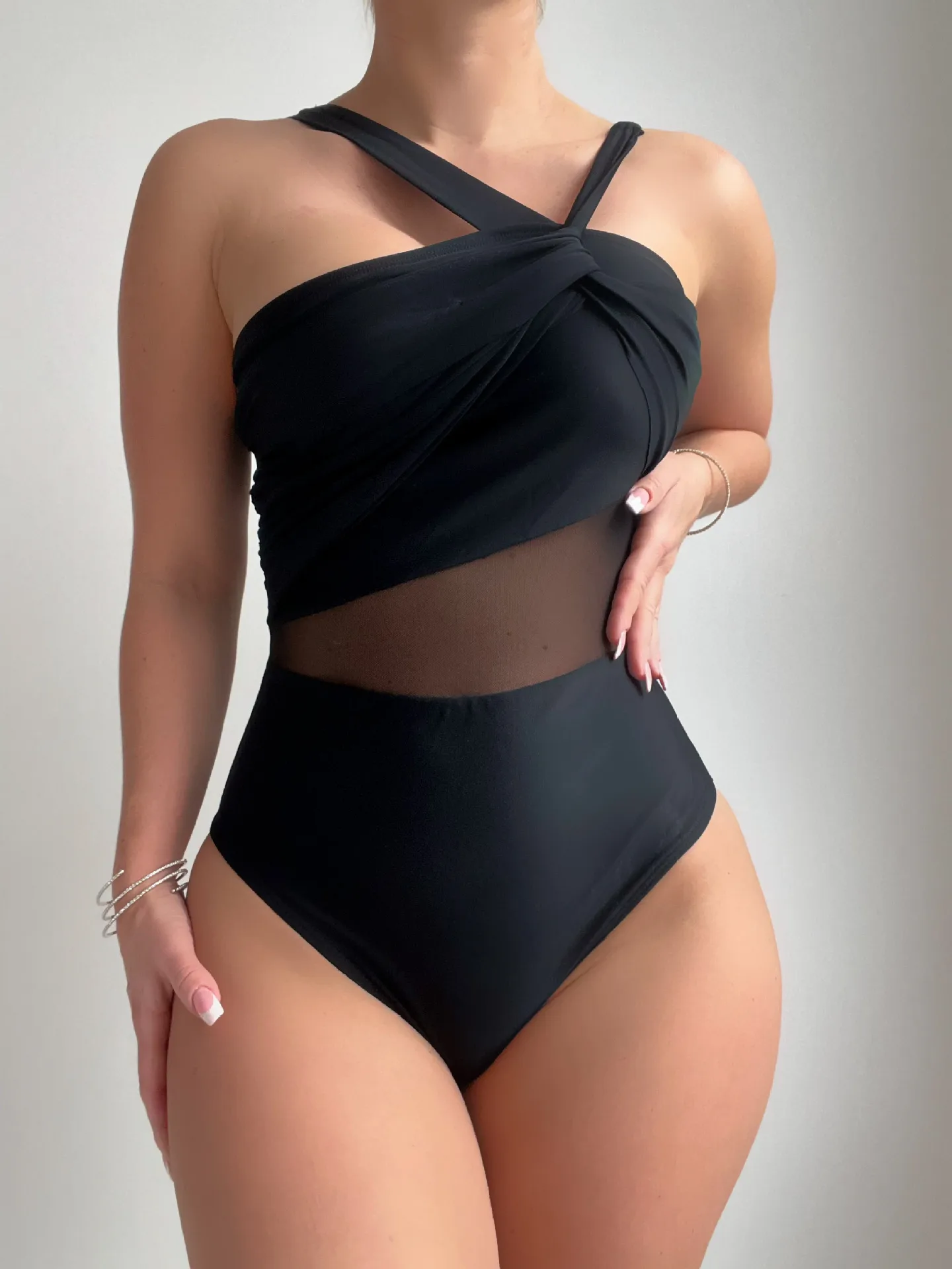 Women's Sexy Solid Color 1 Piece One Piece Swimwear display picture 4
