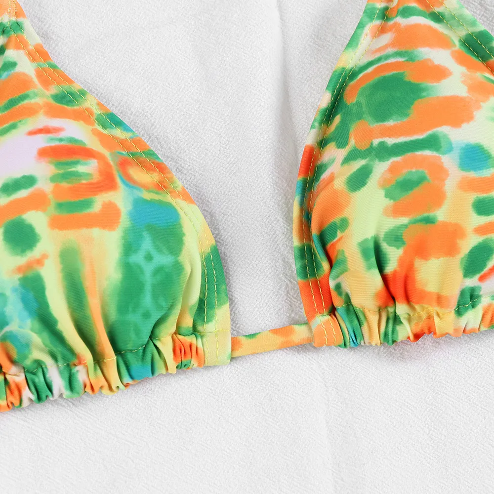 Women's Multicolor 3 Pieces Set Bikinis Swimwear display picture 8