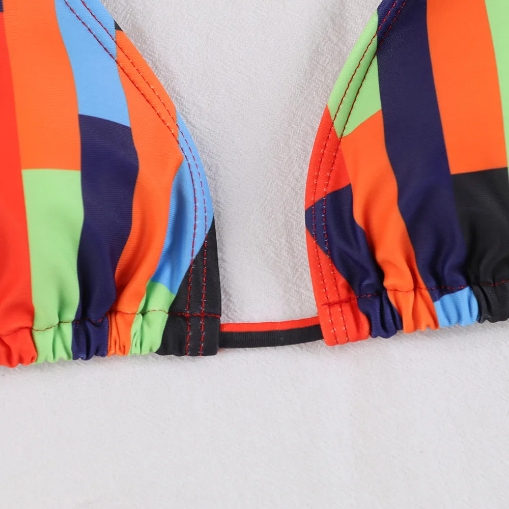 Women's Multicolor 3 Pieces Set Bikinis Swimwear display picture 24