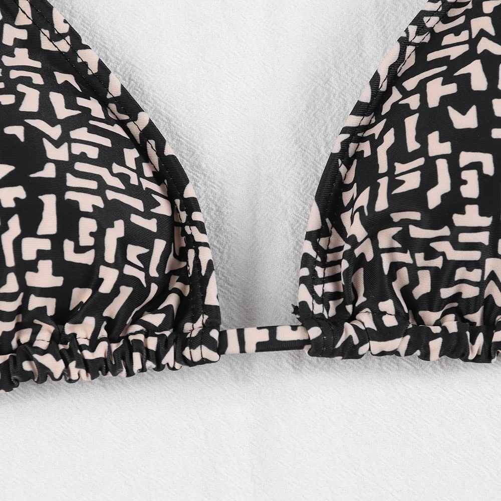 Women's Multicolor 3 Pieces Set Bikinis Swimwear display picture 34