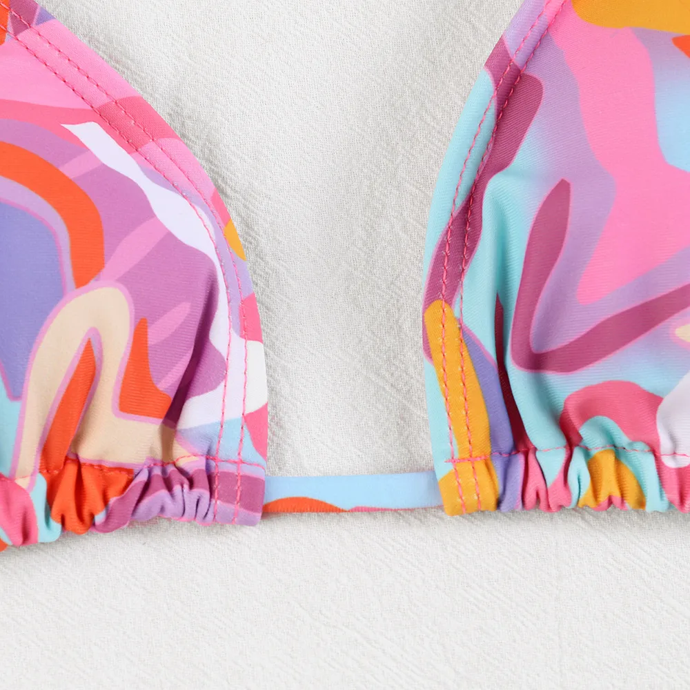 Women's Multicolor 3 Pieces Set Bikinis Swimwear display picture 39