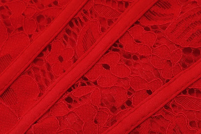 Women's Lace Dress Sexy Strapless Mesh Sleeveless Lace Above Knee Date Cocktail Party display picture 26