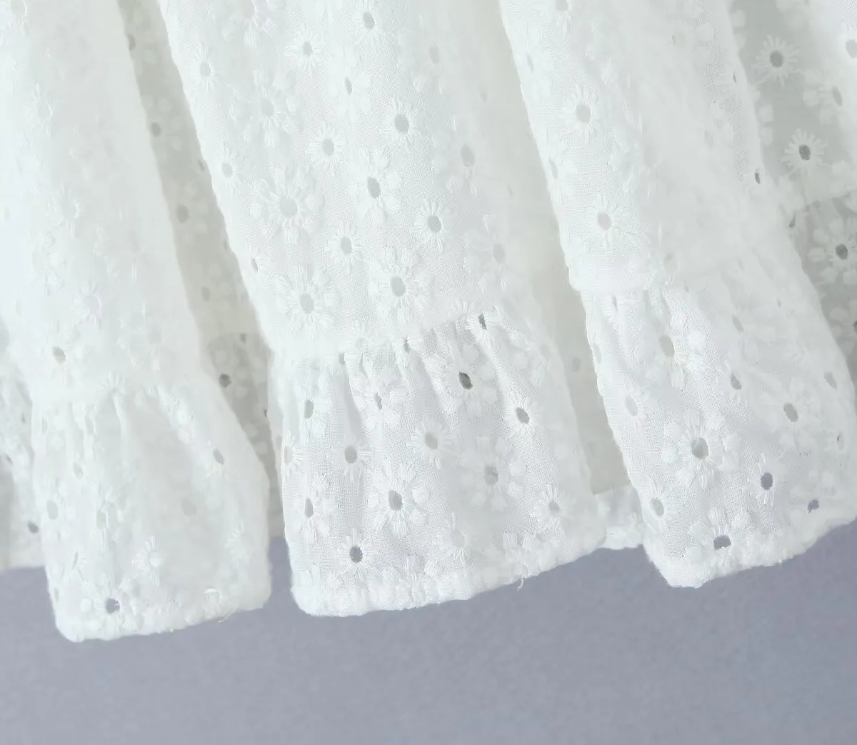 Women's White Dress Elegant Streetwear Strapless Sleeveless Ditsy Floral Solid Color Above Knee Daily display picture 6