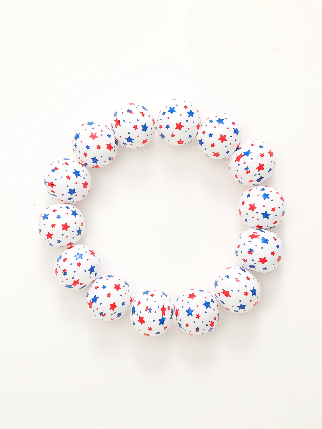 Classic Style Star Stripe Wood Wholesale Bracelets display picture 5