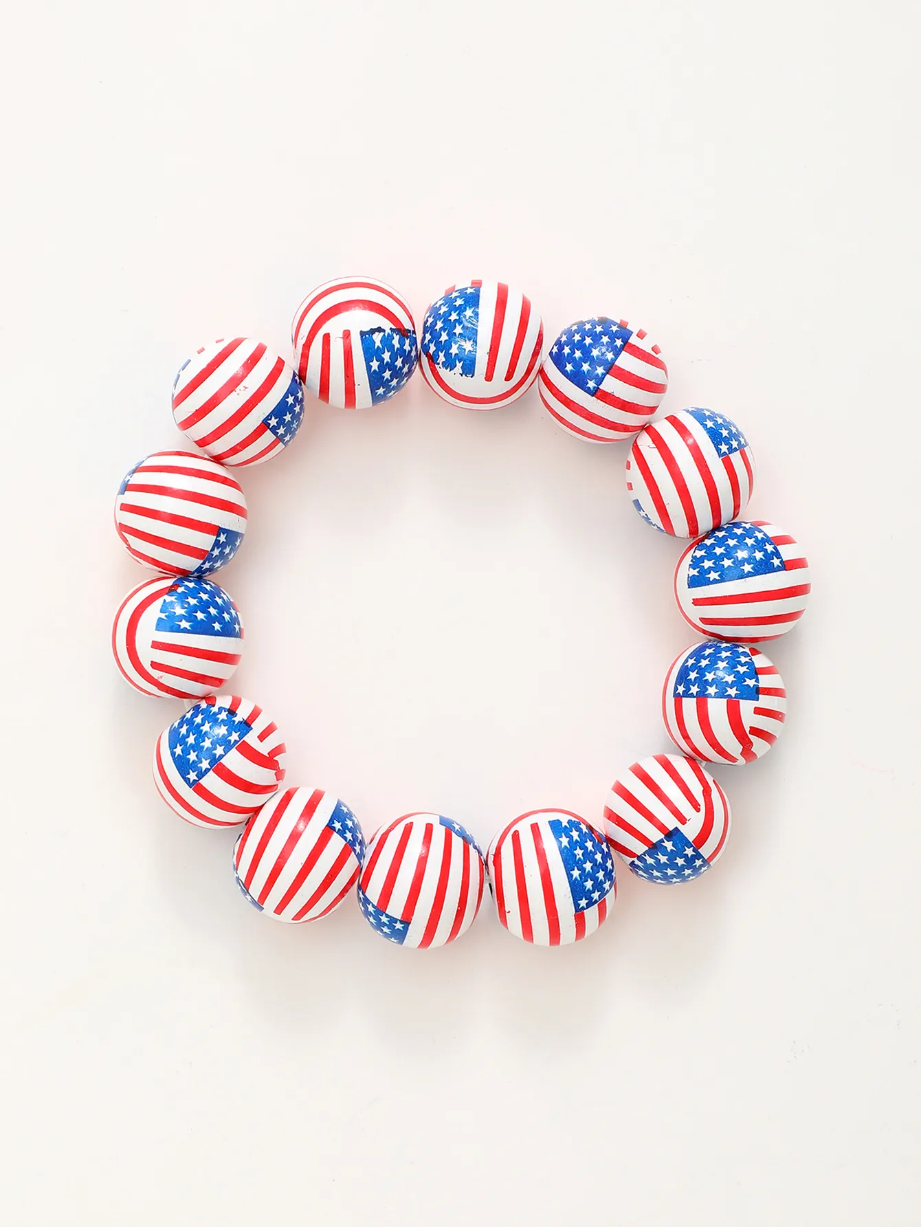 Classic Style Star Stripe Wood Wholesale Bracelets display picture 6
