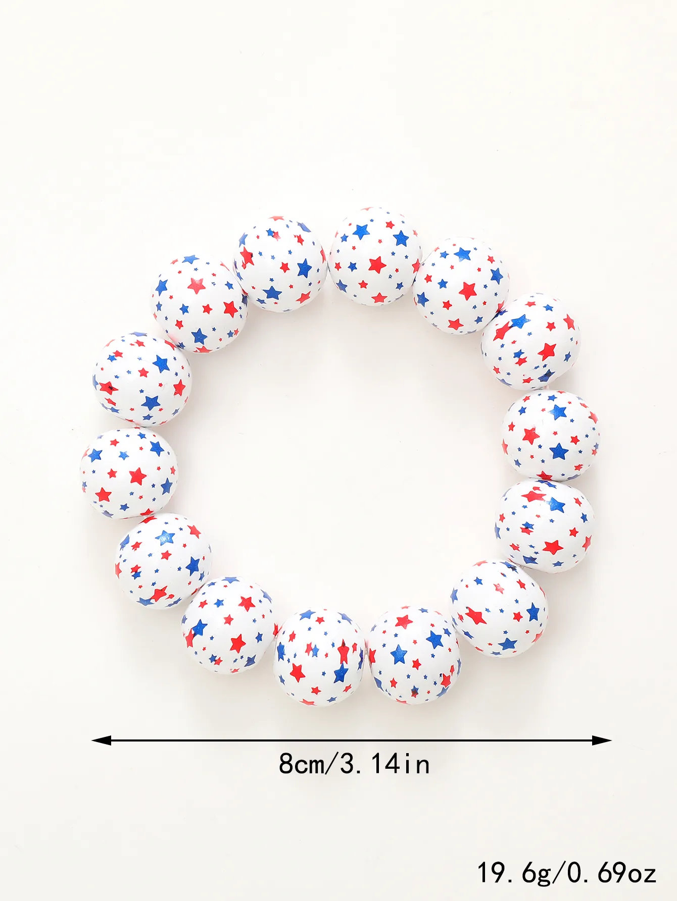 Classic Style Star Stripe Wood Wholesale Bracelets display picture 8