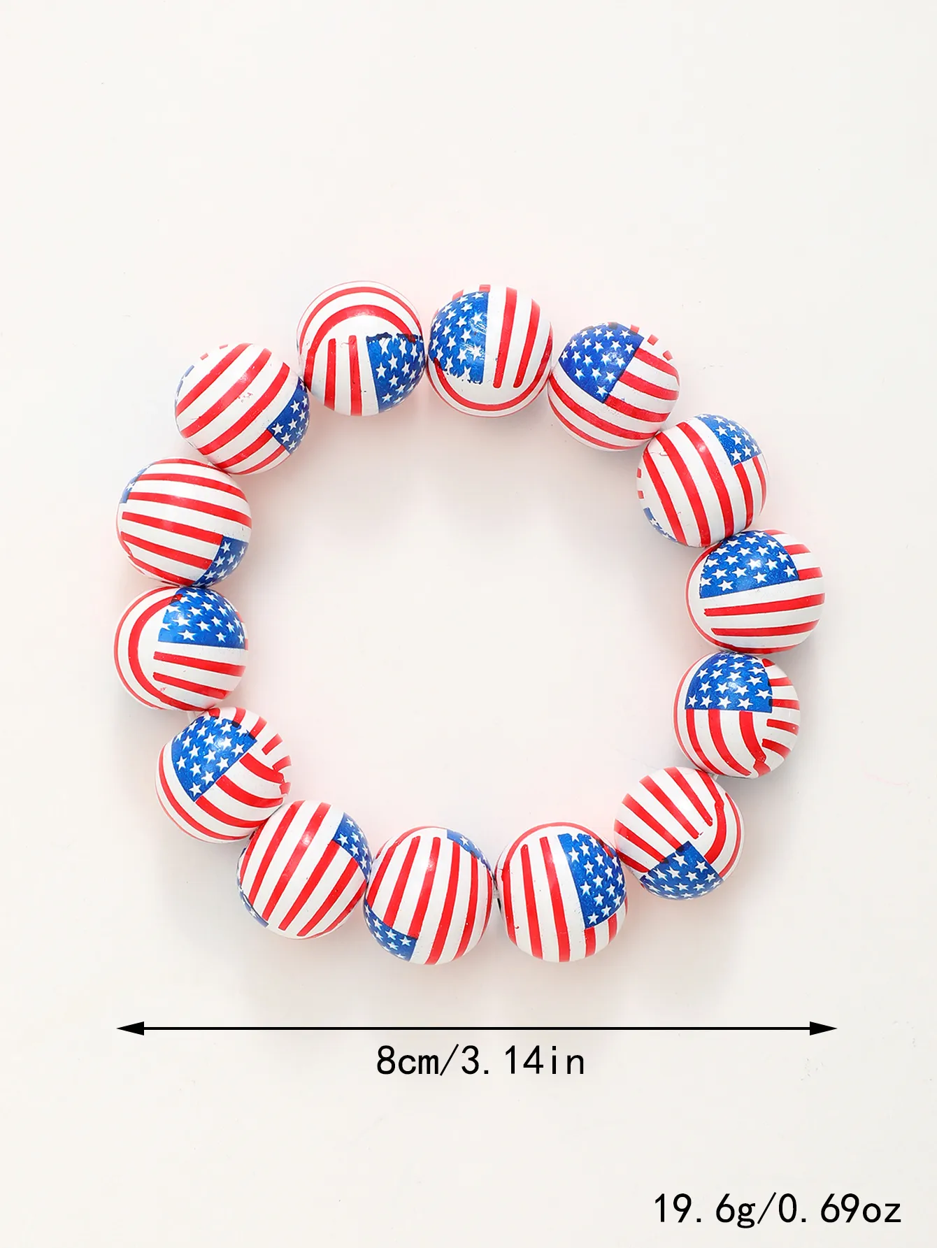 Classic Style Star Stripe Wood Wholesale Bracelets display picture 9