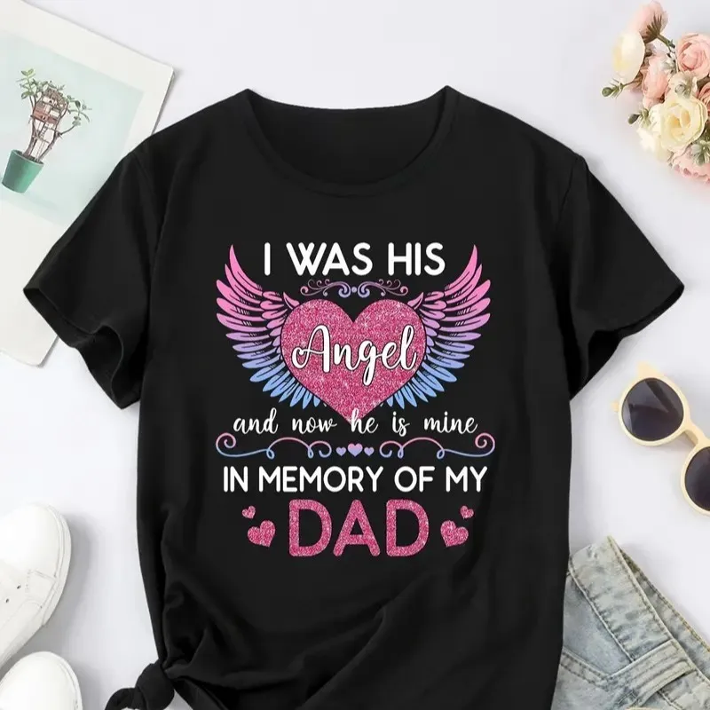 Women's T-shirt Short Sleeve T-Shirts Casual Letter Heart Shape display picture 2