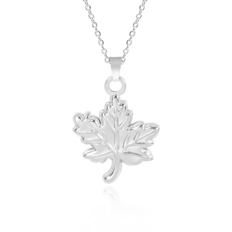 1 Piece 304 Stainless Steel 18K Gold Plated Leaf Pendant display picture 14