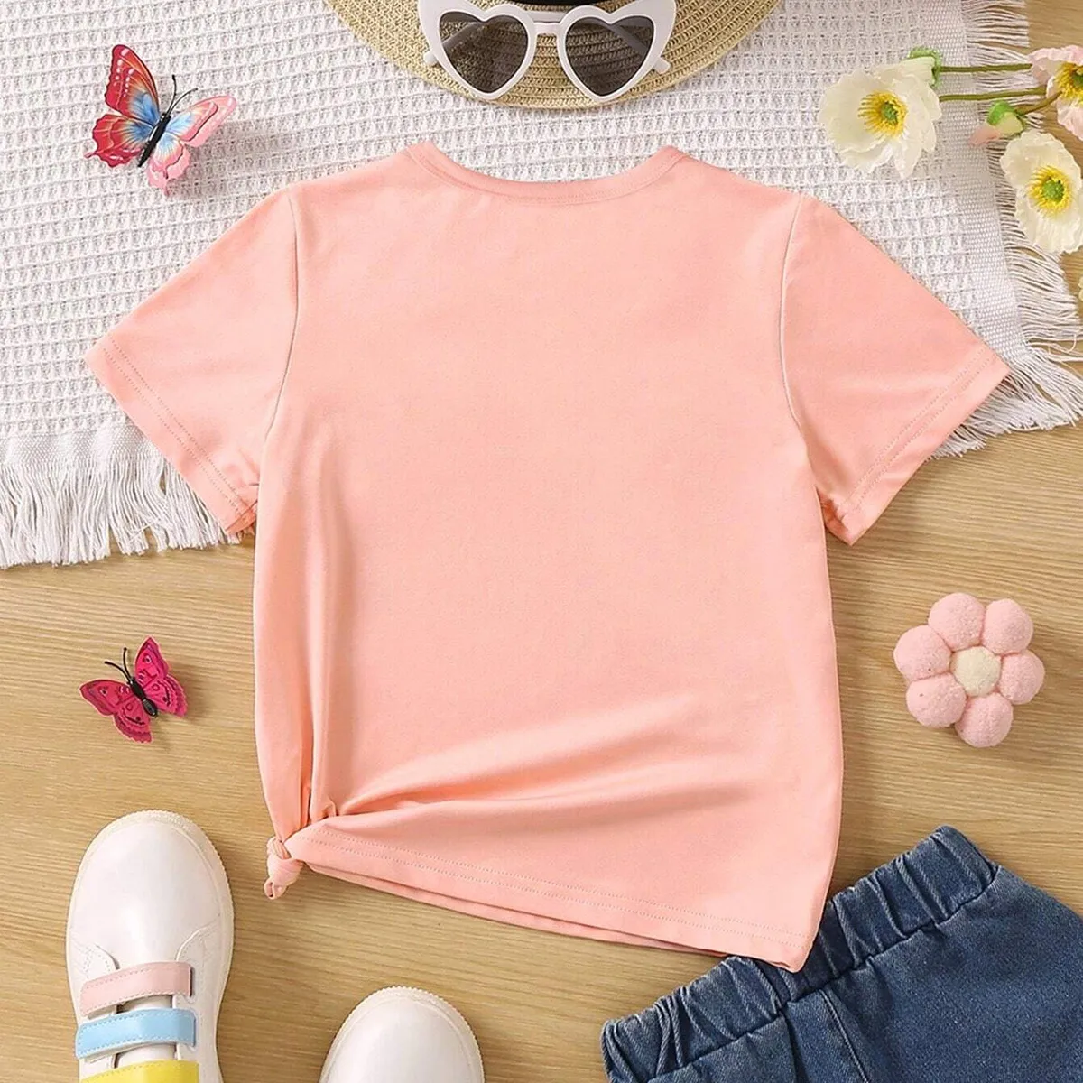 Simple Style Cartoon Polyester T-shirts & Blouses display picture 2
