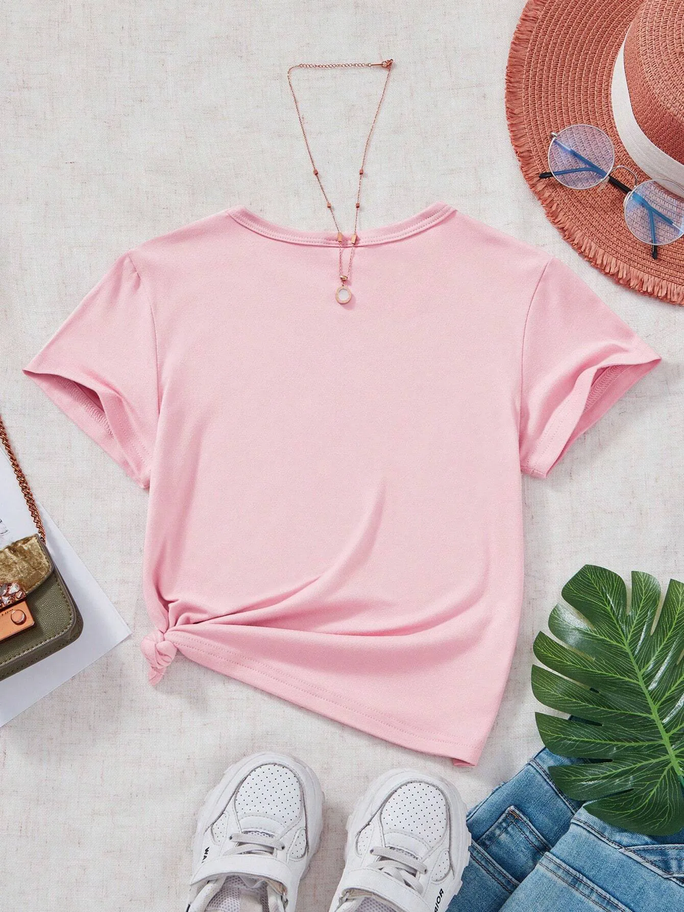 Casual Cartoon Letter Polyester T-shirts & Blouses display picture 2