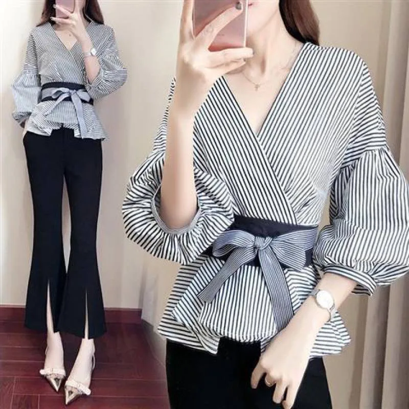 Daily Women's Simple Style Bow Knot Polyester Rib Fabrics Pants Sets Pants Sets display picture 6