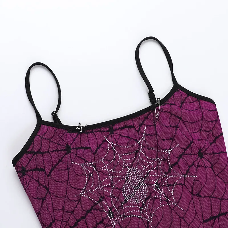 Women's Camisole Tank Tops Printing Sexy Spider Web display picture 12