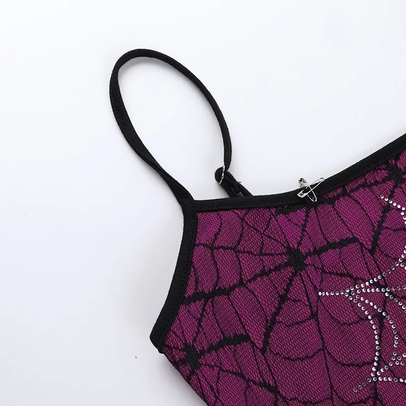 Women's Camisole Tank Tops Printing Sexy Spider Web display picture 13