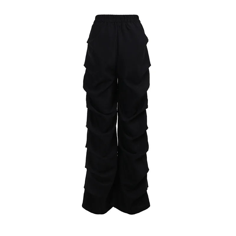 Women's Holiday Party Date Streetwear Solid Color Full Length Pocket Casual Pants Cargo Pants display picture 21