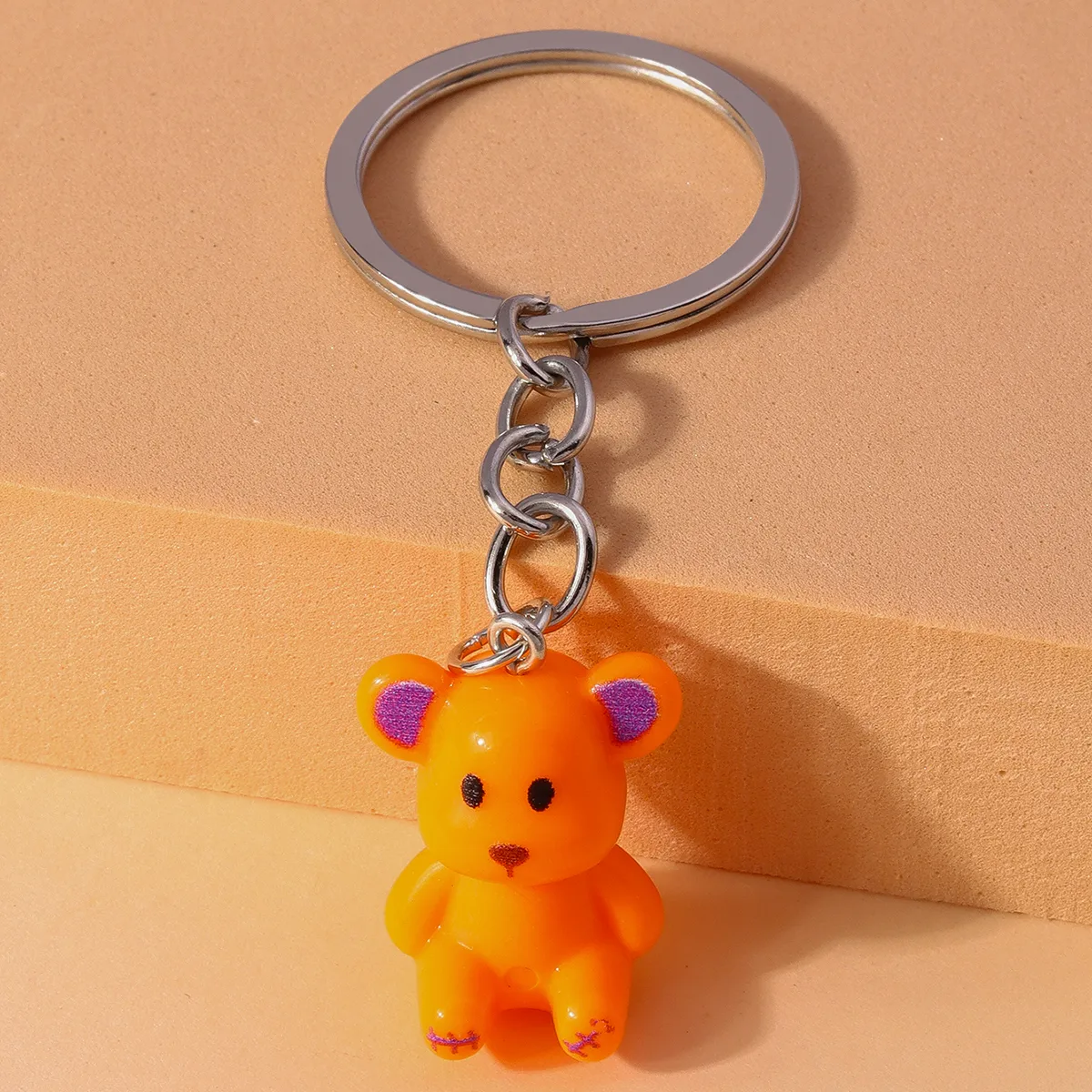 Cartoon Style Animal Synthetic Resin Alloy Keychain display picture 3