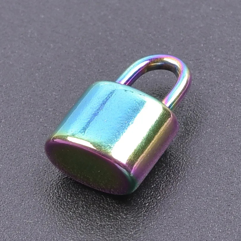 1 Piece 304 Stainless Steel Lock Pendant display picture 10