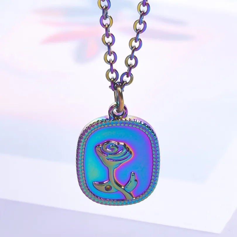 304 Stainless Steel Simple Style Classic Style Plating Flower Jewelry Accessories display picture 8