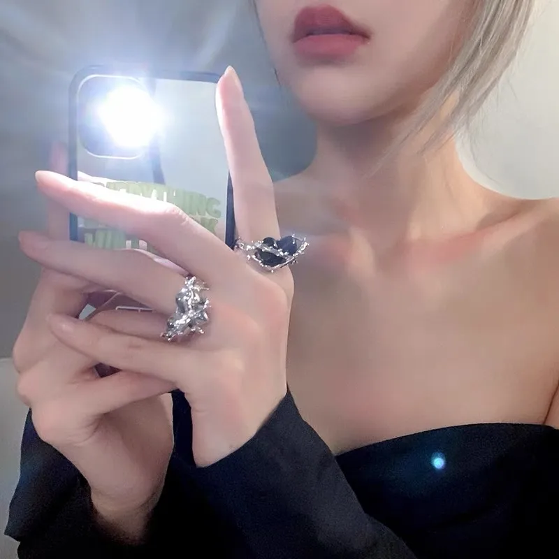 Elegant Classic Style Cool Style Heart Shape Alloy Wholesale Open Rings display picture 2