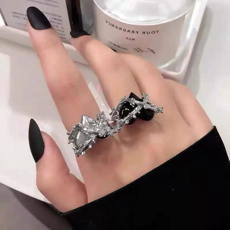 Elegant Classic Style Cool Style Heart Shape Alloy Wholesale Open Rings display picture 3