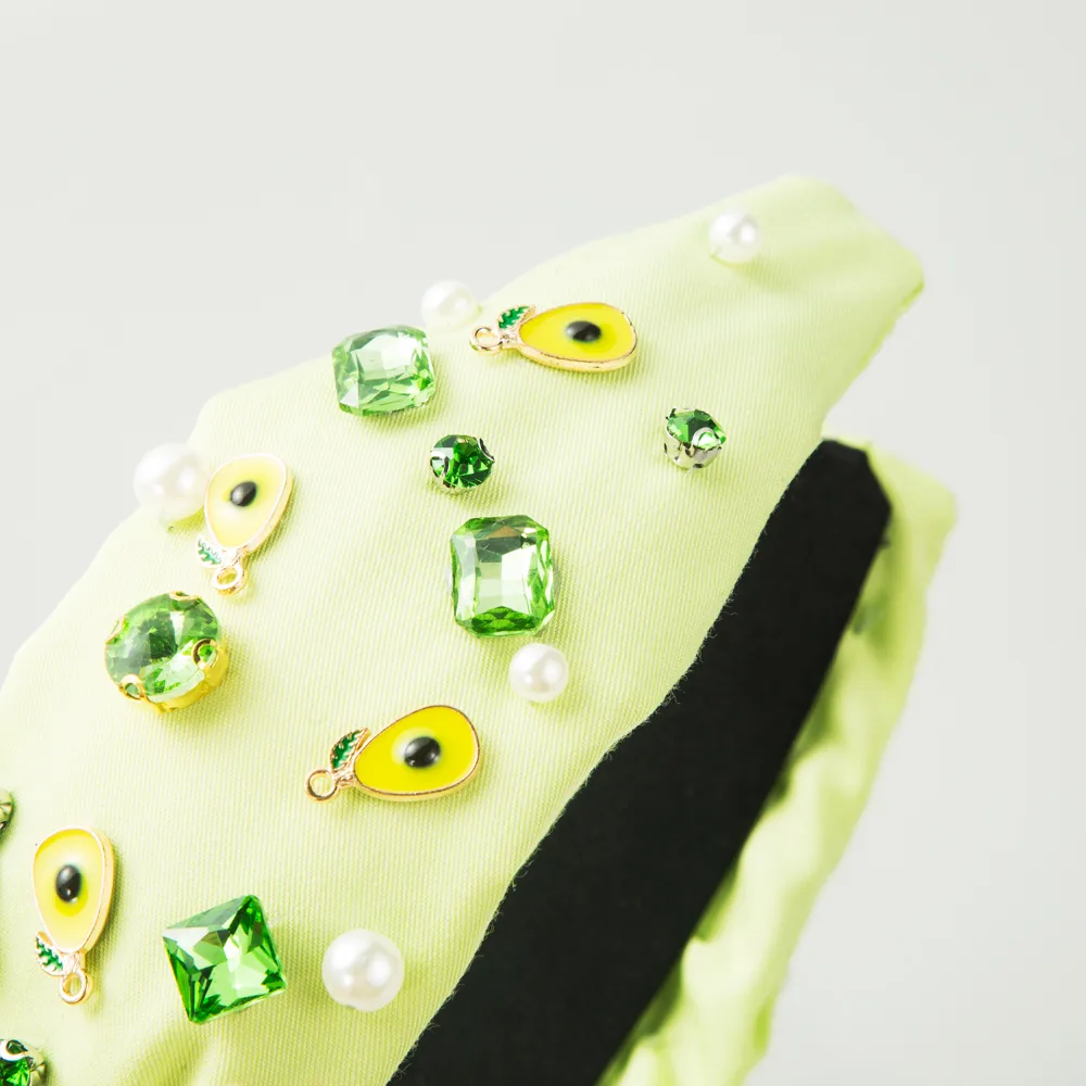 Women's Cute Sweet Fruit Alloy Glass Inlay Glass Hair Band display picture 4