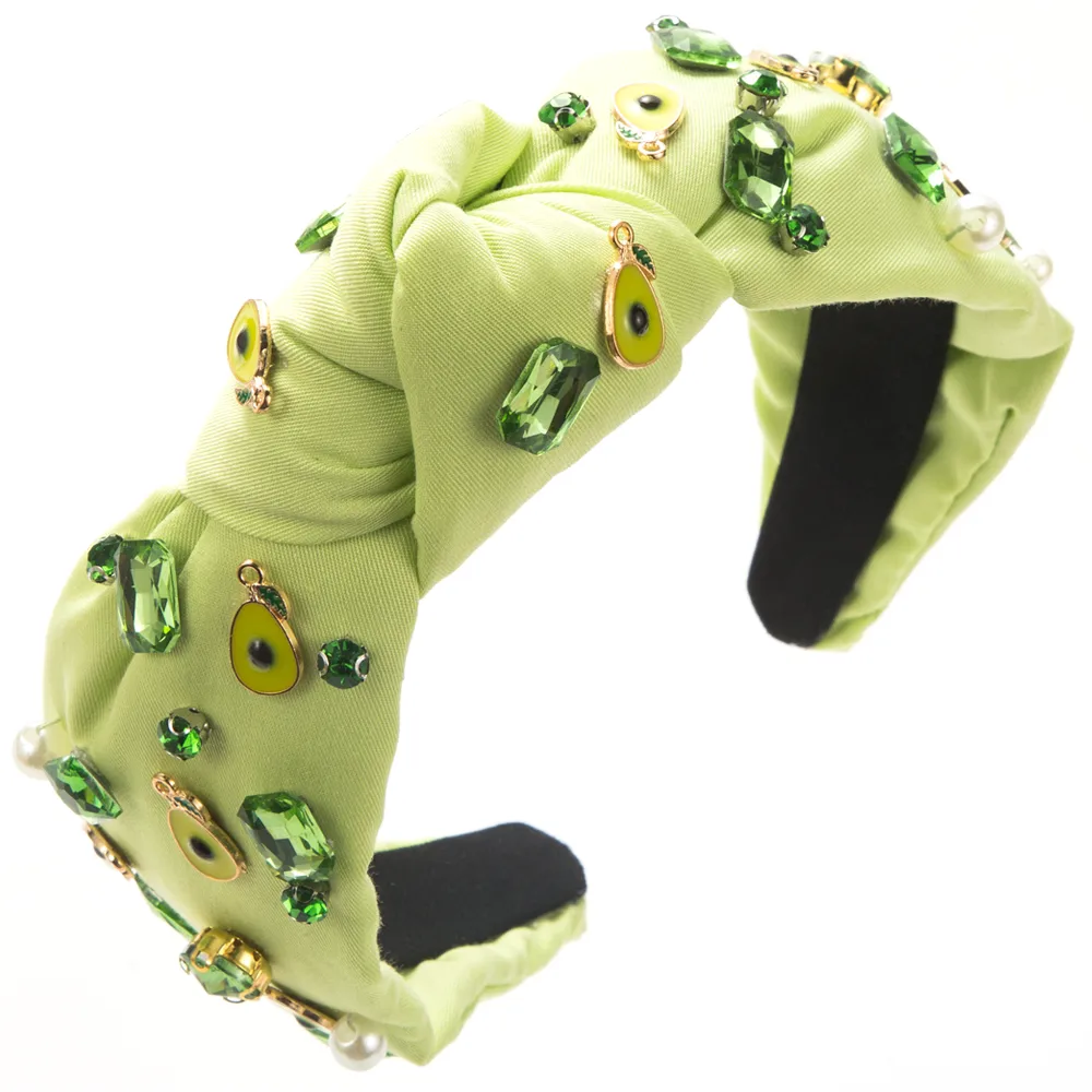 Women's Cute Sweet Fruit Alloy Glass Inlay Glass Hair Band display picture 7