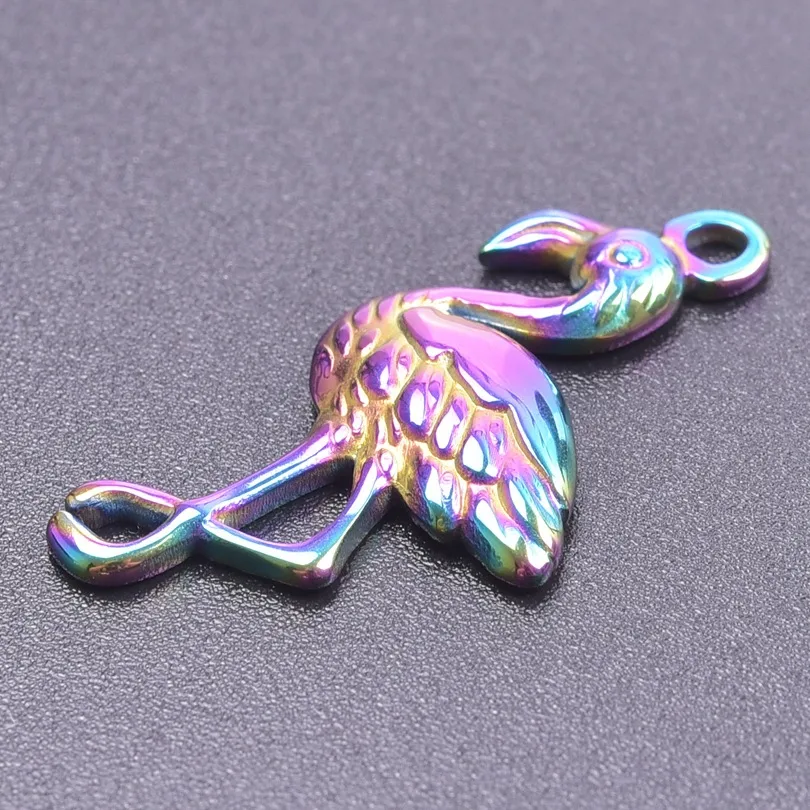 304 Stainless Steel 18K Gold Plated Basic Modern Style Classic Style Plating Bird Pendant Necklace display picture 11