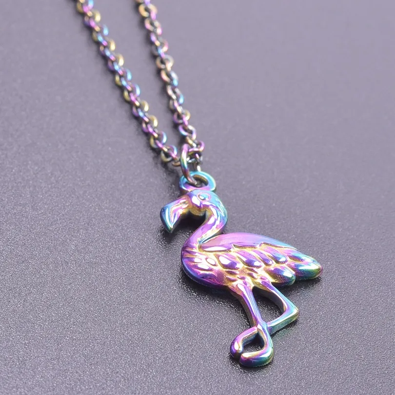304 Stainless Steel 18K Gold Plated Basic Modern Style Classic Style Plating Bird Pendant Necklace display picture 13