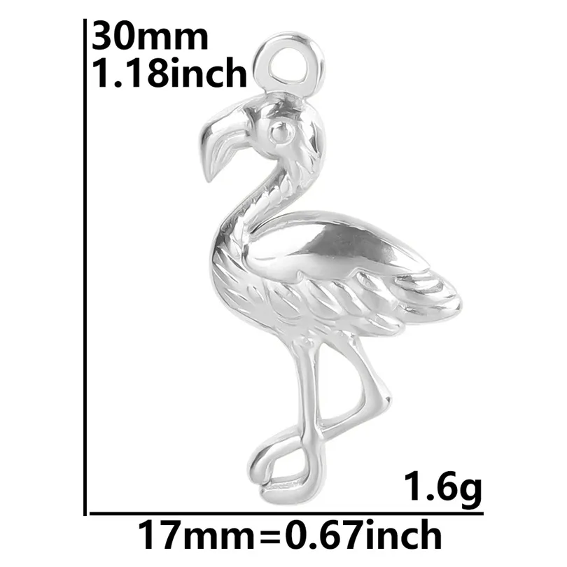 304 Stainless Steel 18K Gold Plated Basic Modern Style Classic Style Plating Bird Pendant Necklace display picture 14