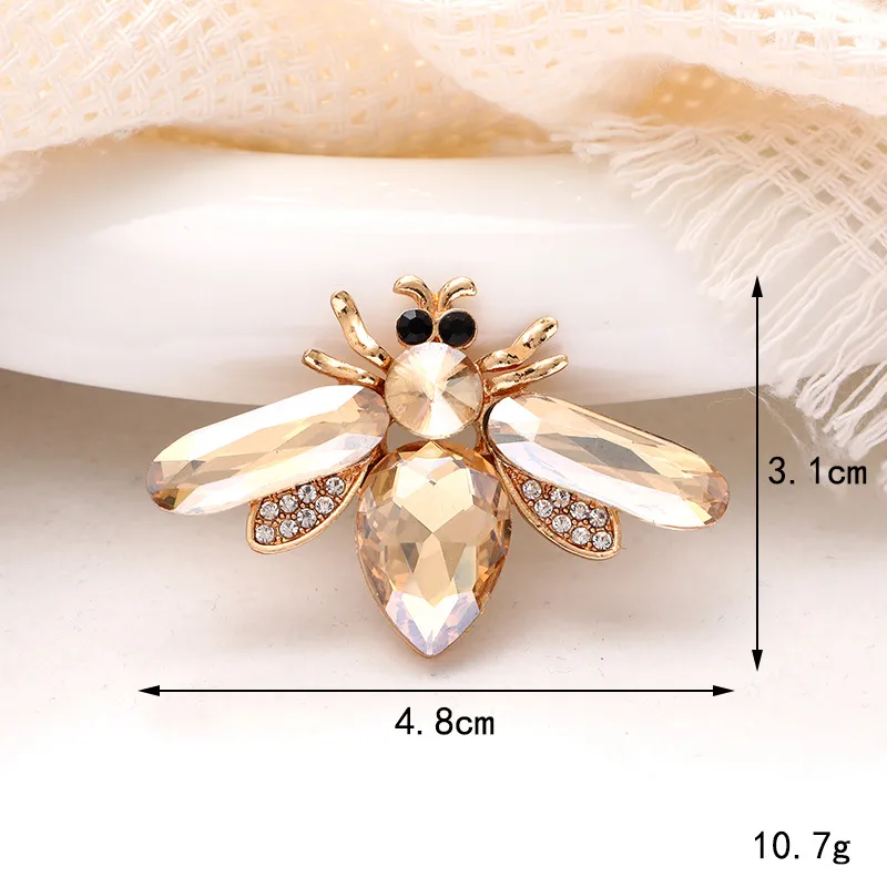 1 Piece 31*37mm 48*31mm Zinc Alloy Crystal Rhinestones Beetles Bee DIY Accessories display picture 8