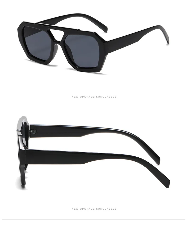Casual Simple Style Solid Color Leopard Ac Polygon Full Frame Women's Sunglasses display picture 7
