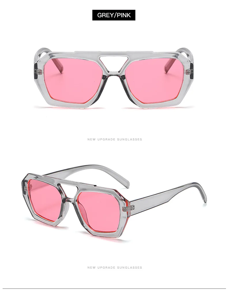 Casual Simple Style Solid Color Leopard Ac Polygon Full Frame Women's Sunglasses display picture 8