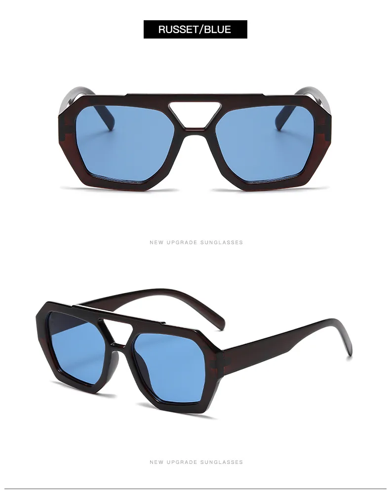 Casual Simple Style Solid Color Leopard Ac Polygon Full Frame Women's Sunglasses display picture 11