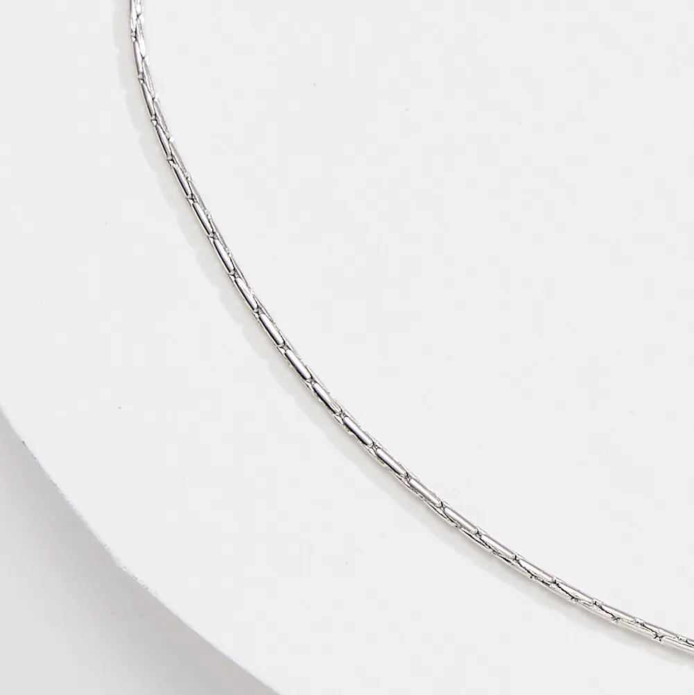 Simple Style Geometric Sterling Silver Polishing 14K Gold Plated White Gold Plated Women's Anklet display picture 6