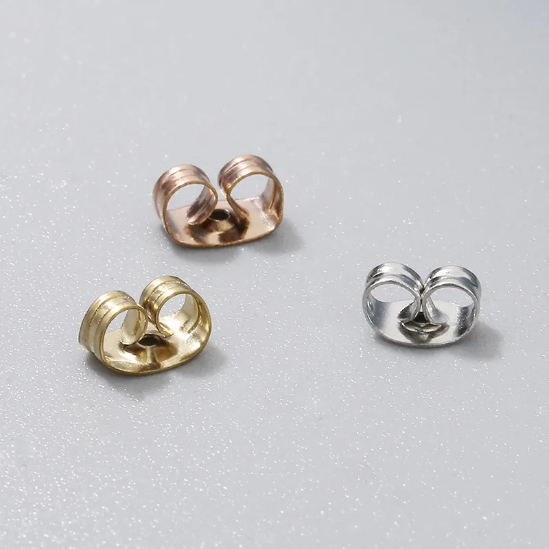 10 PCS/Package 304 Stainless Steel 18K Gold Plated Solid Color Hook Earring Findings display picture 3