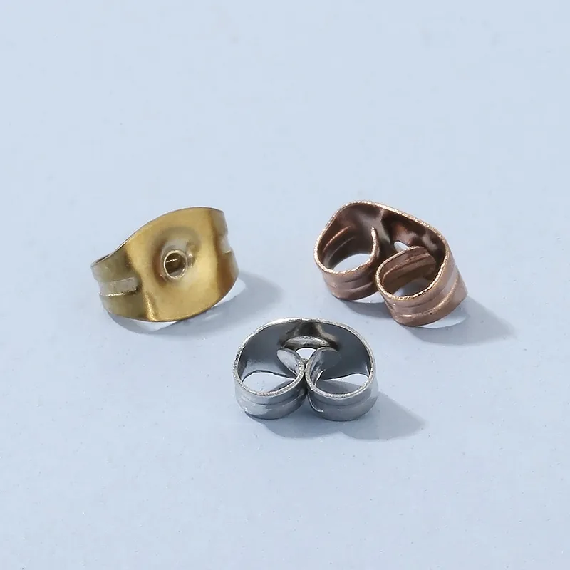 10 PCS/Package 304 Stainless Steel 18K Gold Plated Solid Color Hook Earring Findings display picture 8